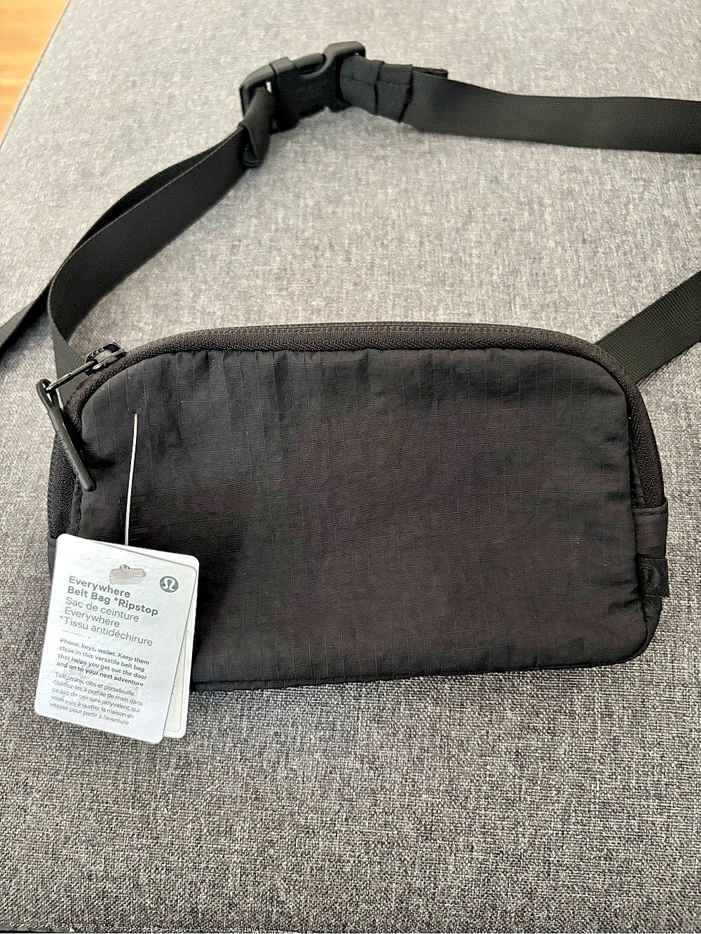 lululemon Everywhere Belt Bag *Ripstop Black Belt Bag. NEW